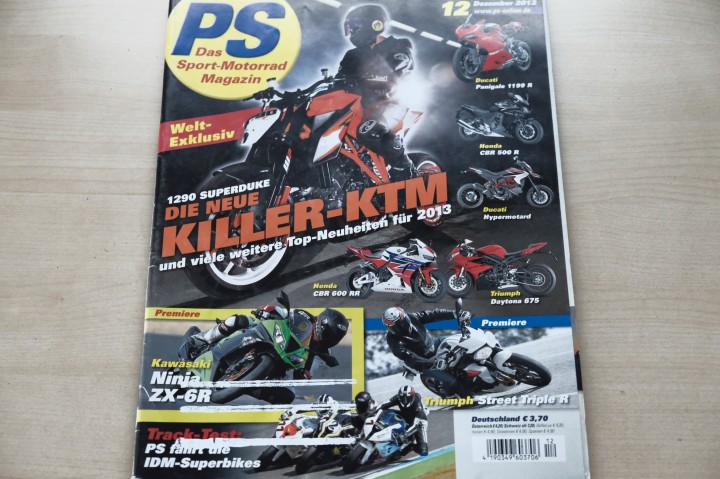 Deckblatt PS Sport Motorrad (12/2012)